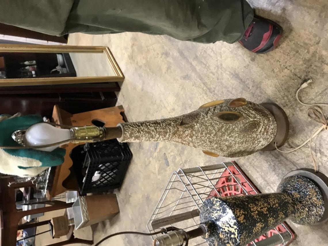 ポタリーベーステーブルランプ