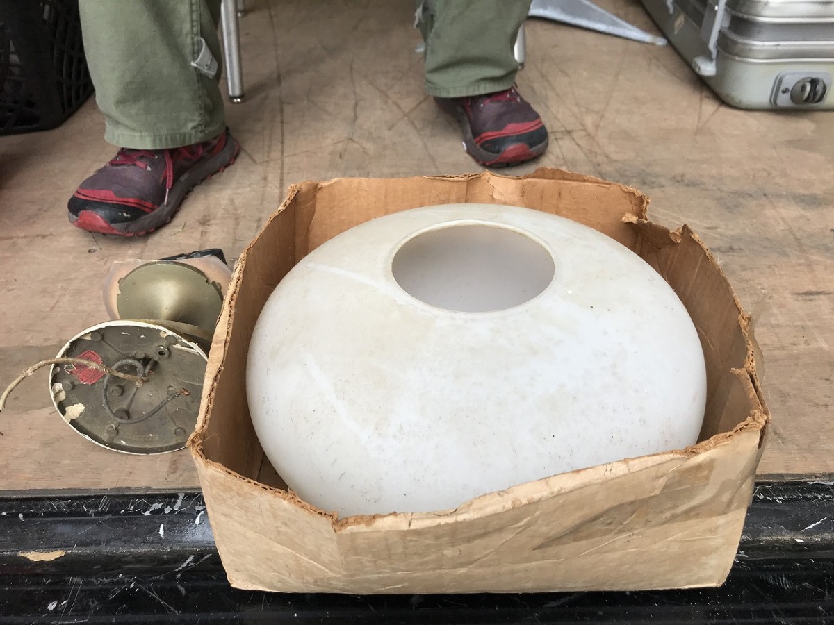 フロストガラスシェードペンダントランプ