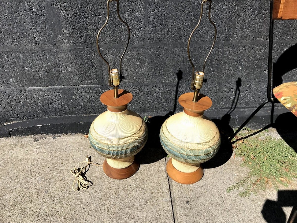 ポタリーベーステーブルランプ