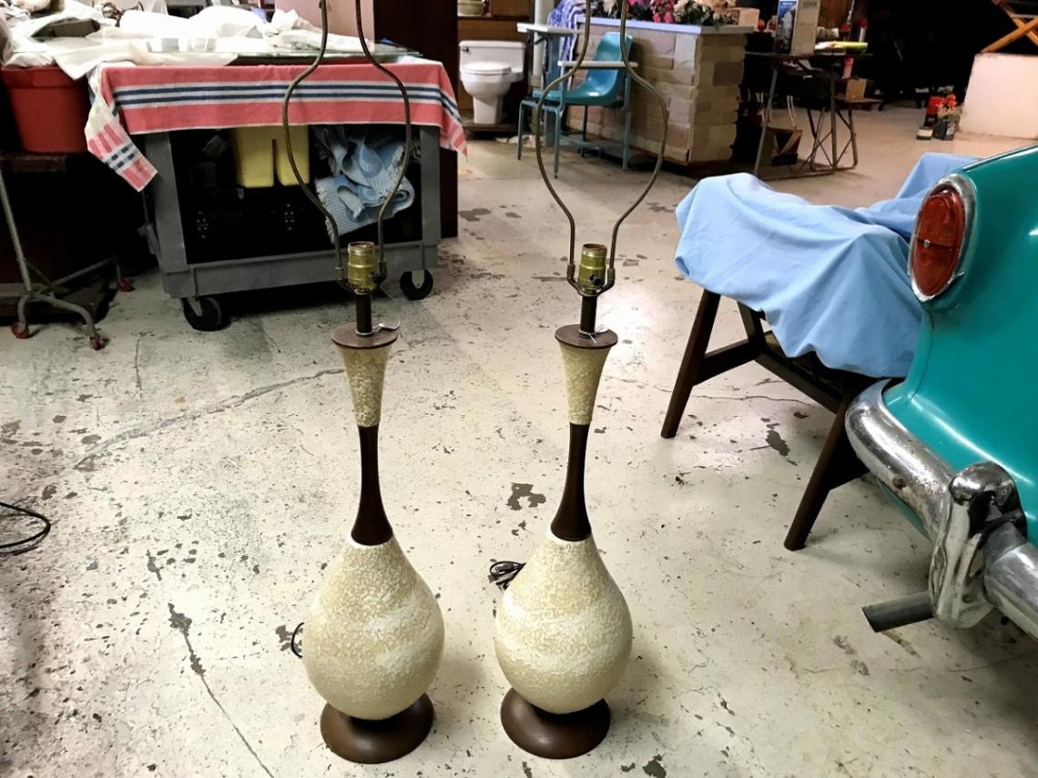ポタリーベーステーブルランプ