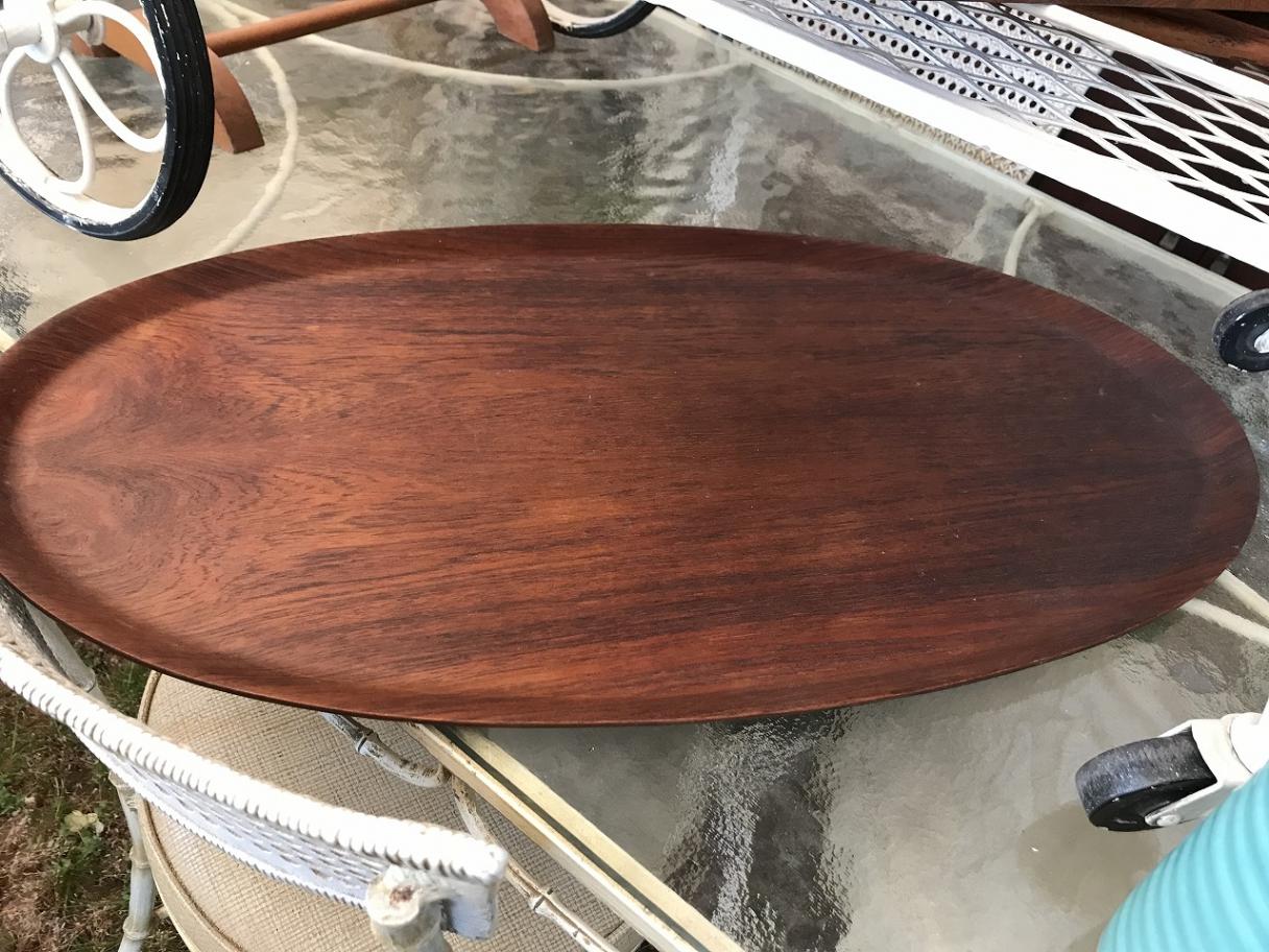 オーバルウッドトレー