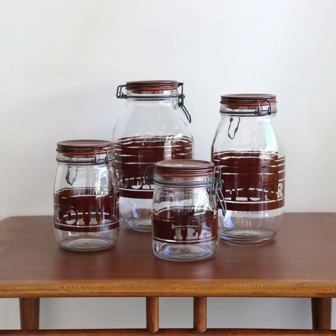 ガラスキャニスターセット