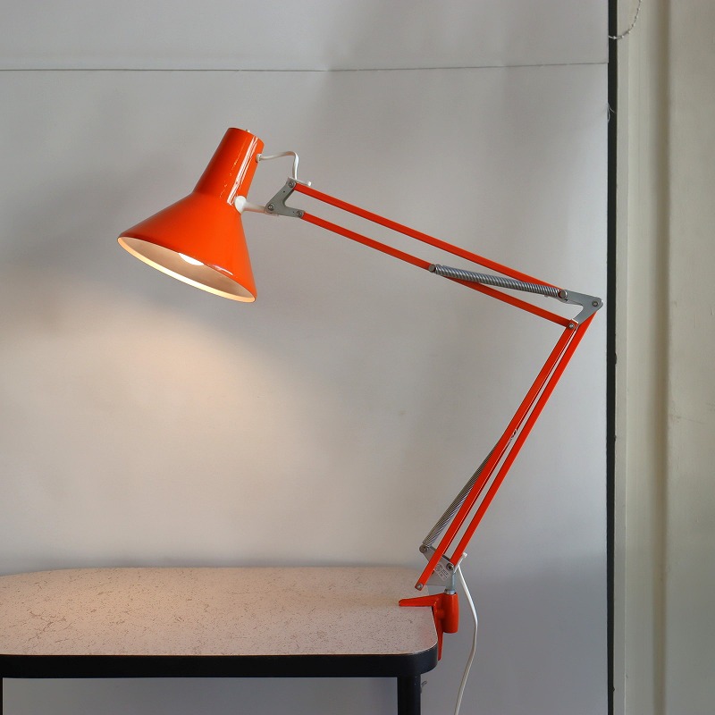 1950年代 ミッドセンチュリー ソーサーメッシュ デスクランプ