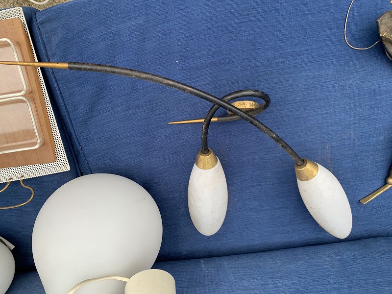 2灯ガラスブラケットランプ