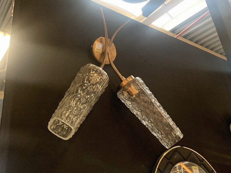 2灯ガラスブラケットランプ