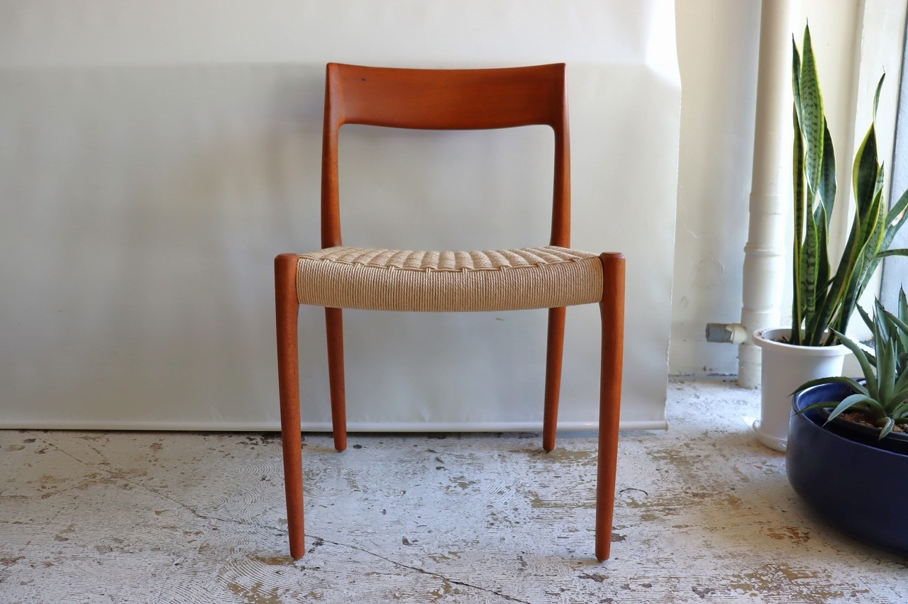 JLモラー No77 チーク材 ダイニングチェア J.L.Moller N.O.Moller No.77 Chair Teak / J.L.モラー ニールス・O