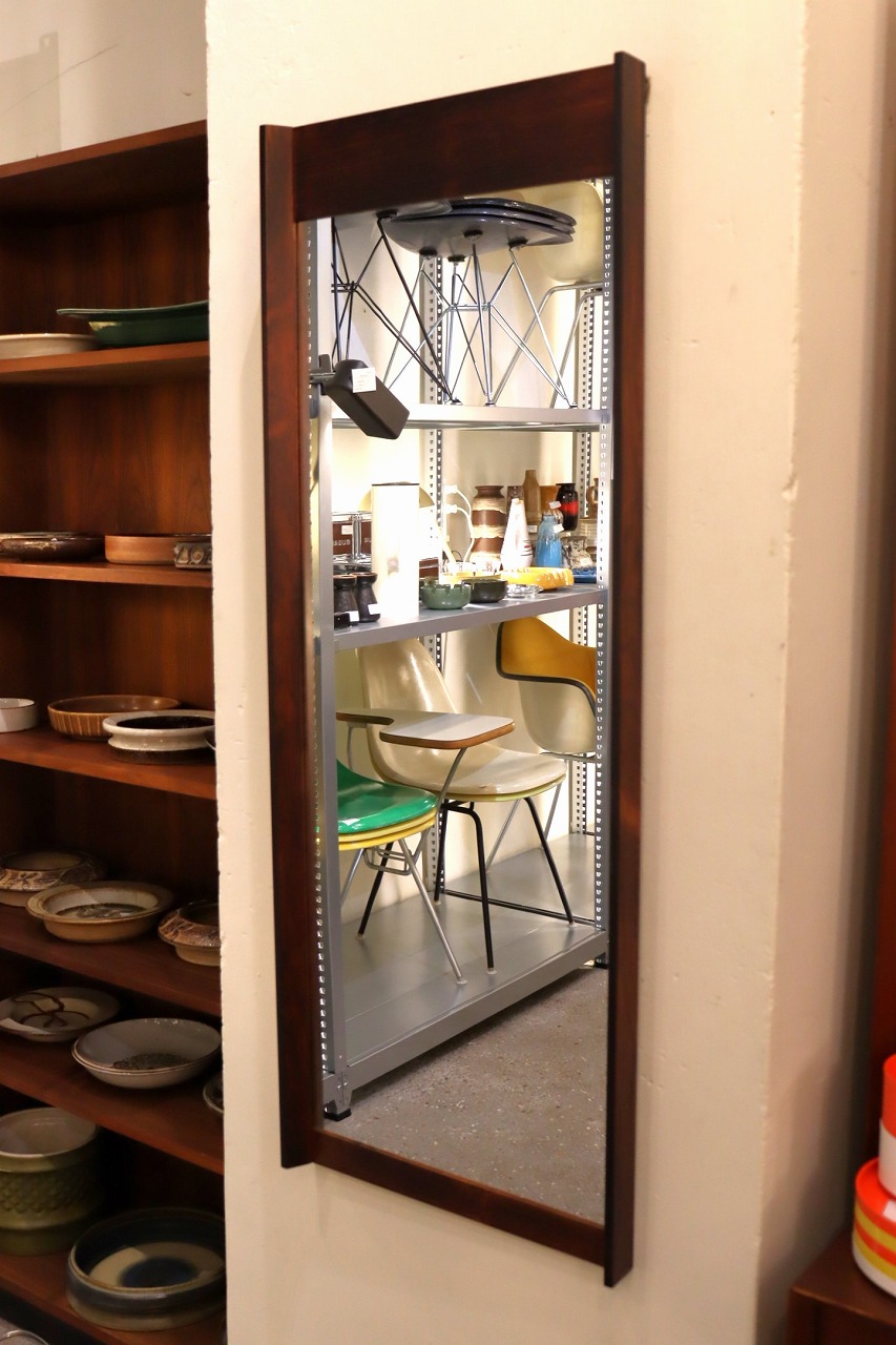 ローズウッドフレームミラー