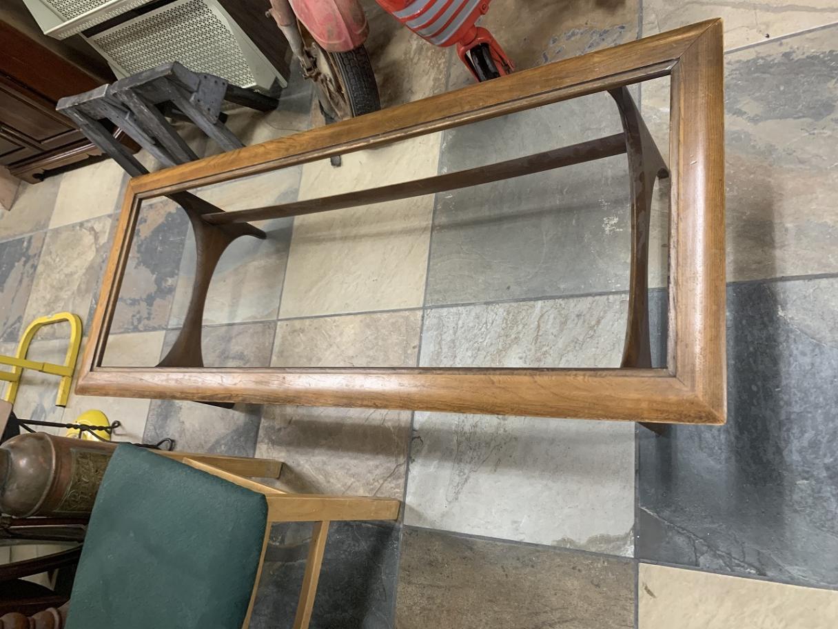 レーン　ガラストップコーヒーテーブル