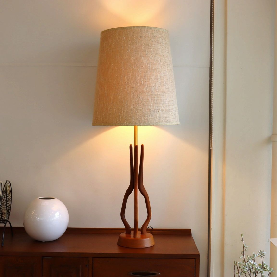 ウッドテーブルランプ