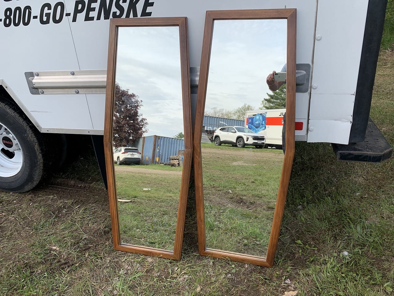 ウッドウォールミラー