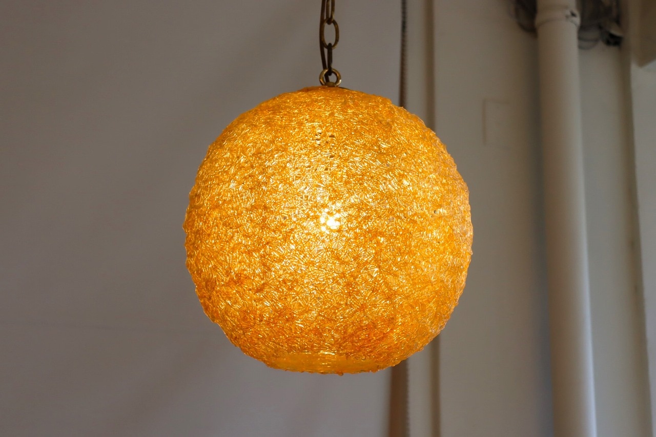 オレンジスパゲティランプ