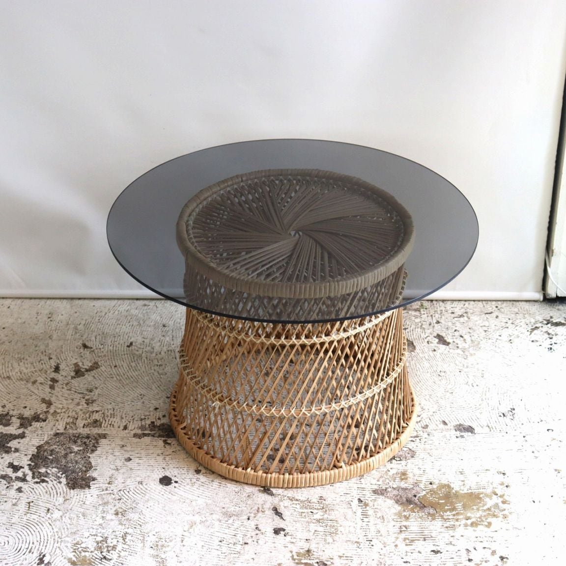 ガラストップサイドテーブル ガラストップサイドテーブル | サイドテーブル | パームスプリングス