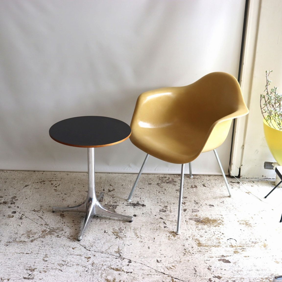 ハーマンミラー社製アームシェルチェア(オークルライトFRP) | イームズ