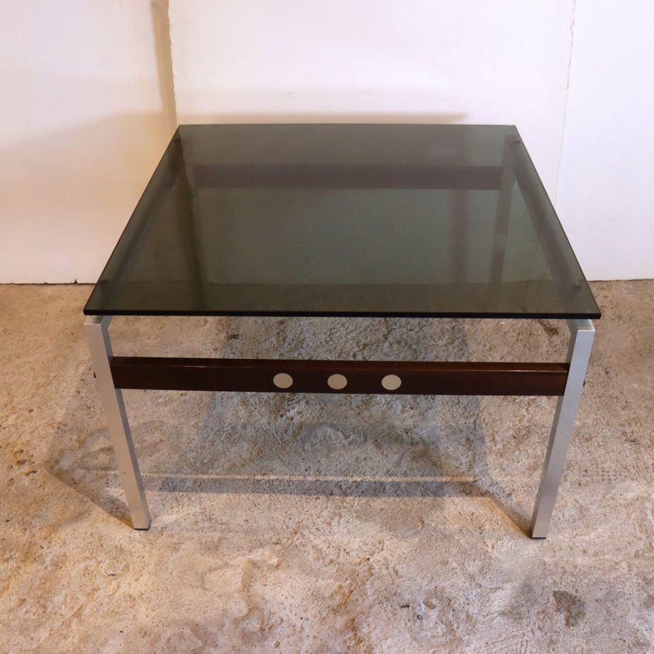 ガラスサイドテーブル