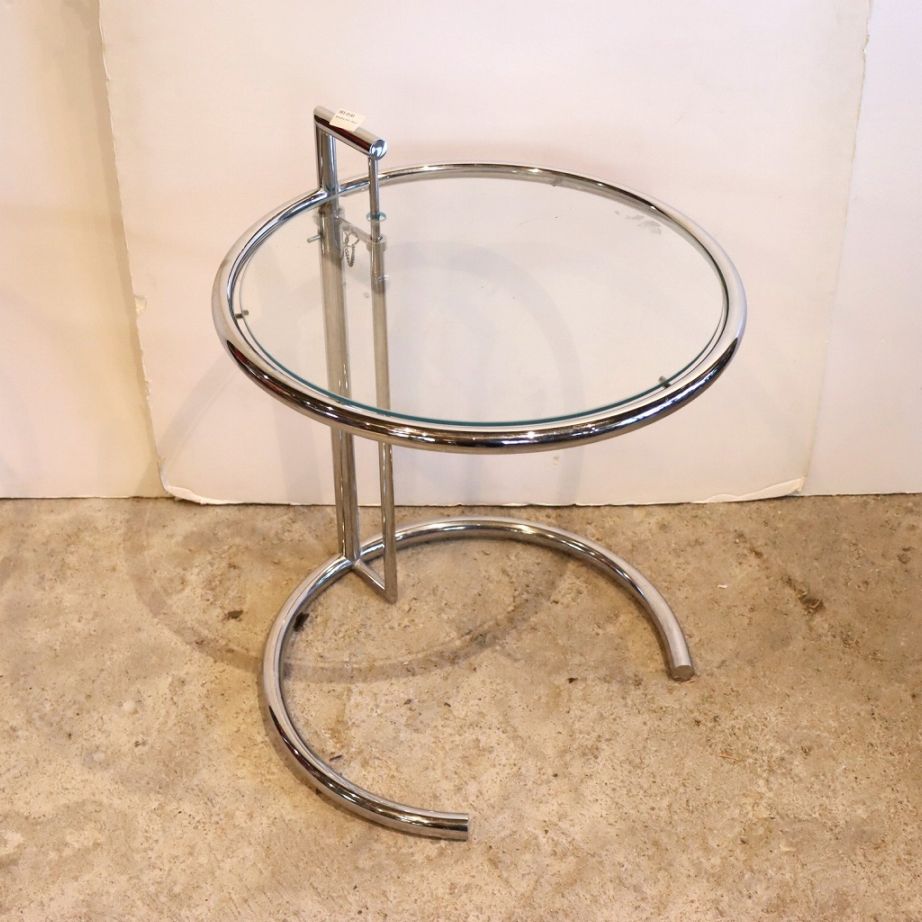 ガラスサイドテーブル