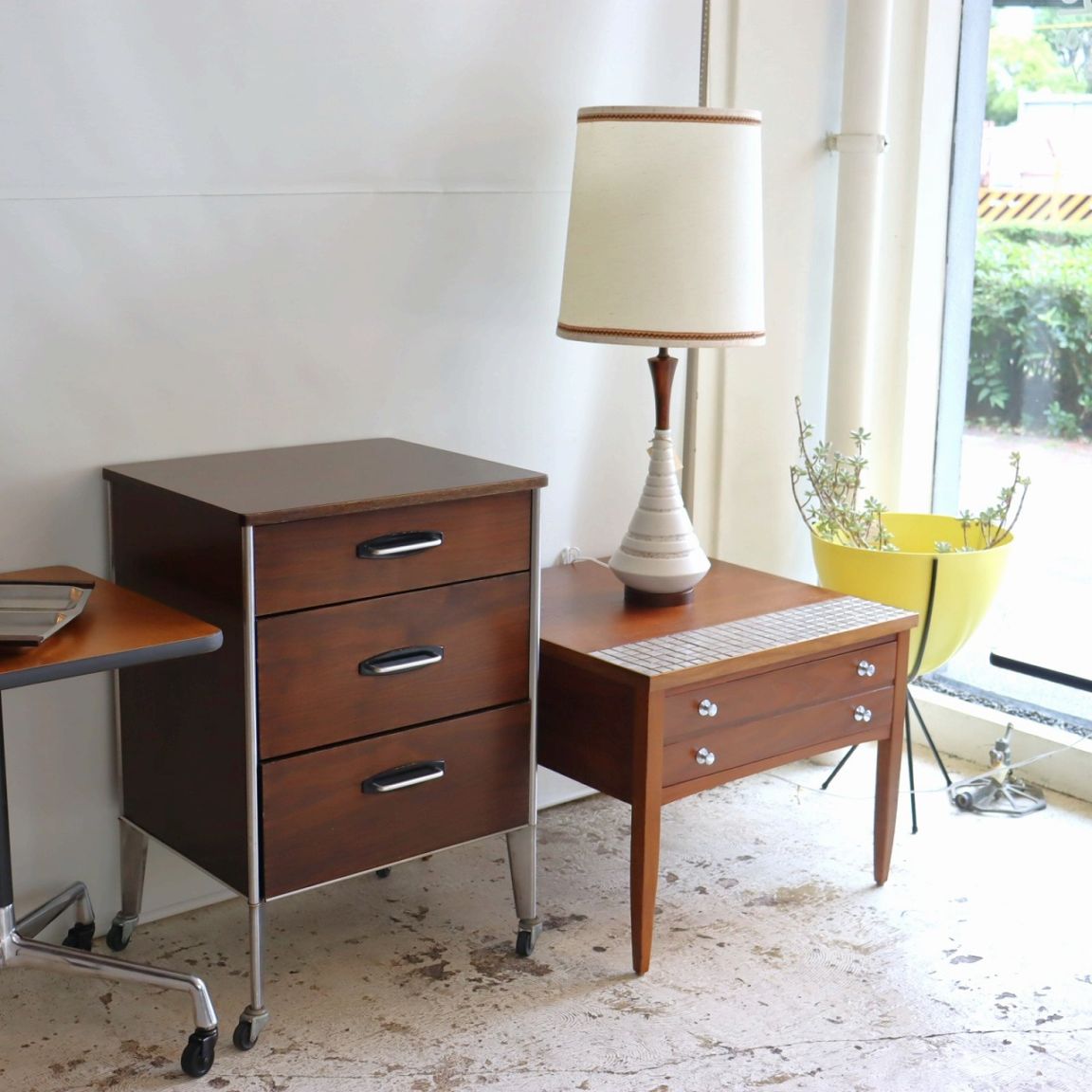 レーン社製タイルトップサイドテーブル | サイドテーブル | パーム