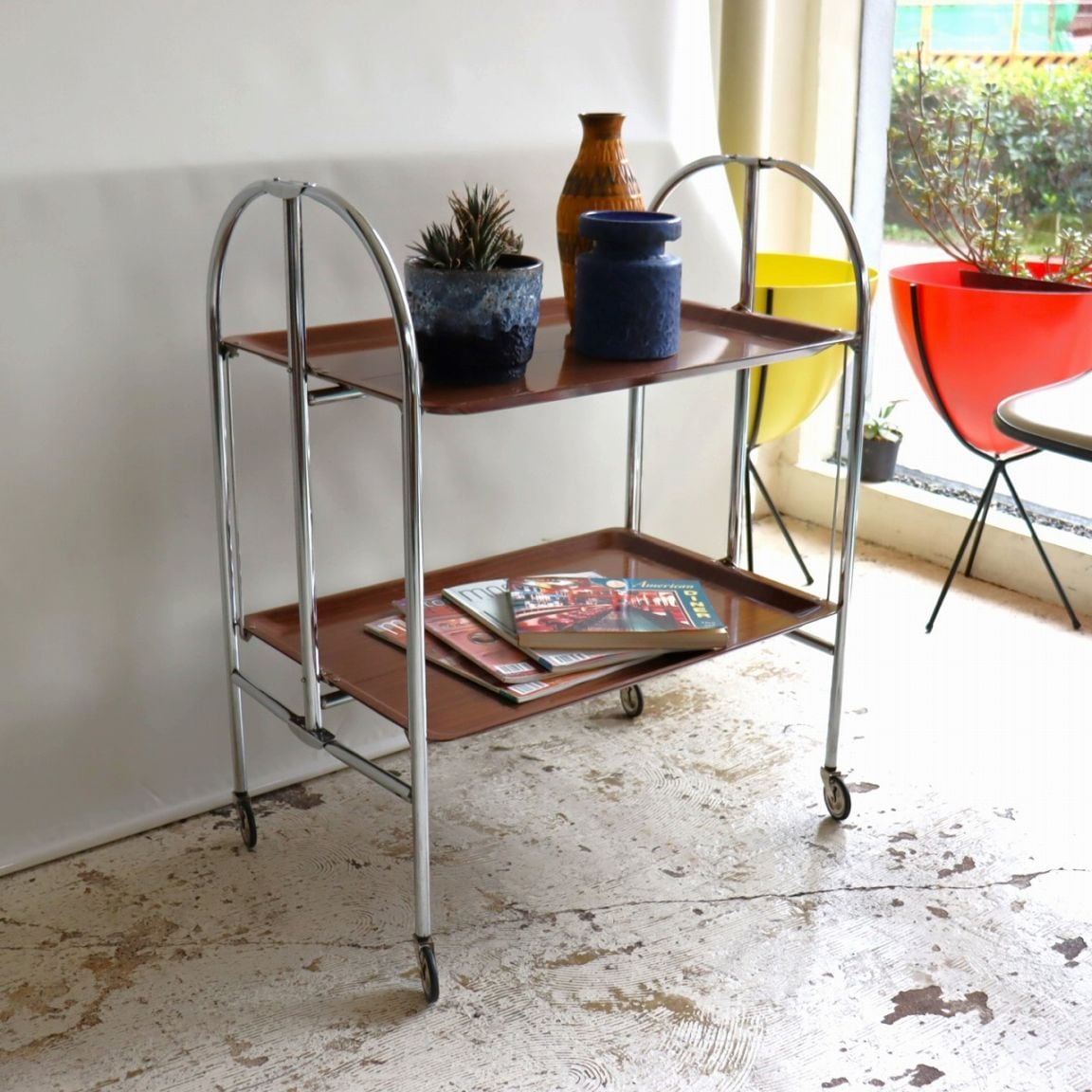 60-70's ヴィンテージワゴン 北欧スタイル ミッドセンチュリー モダン