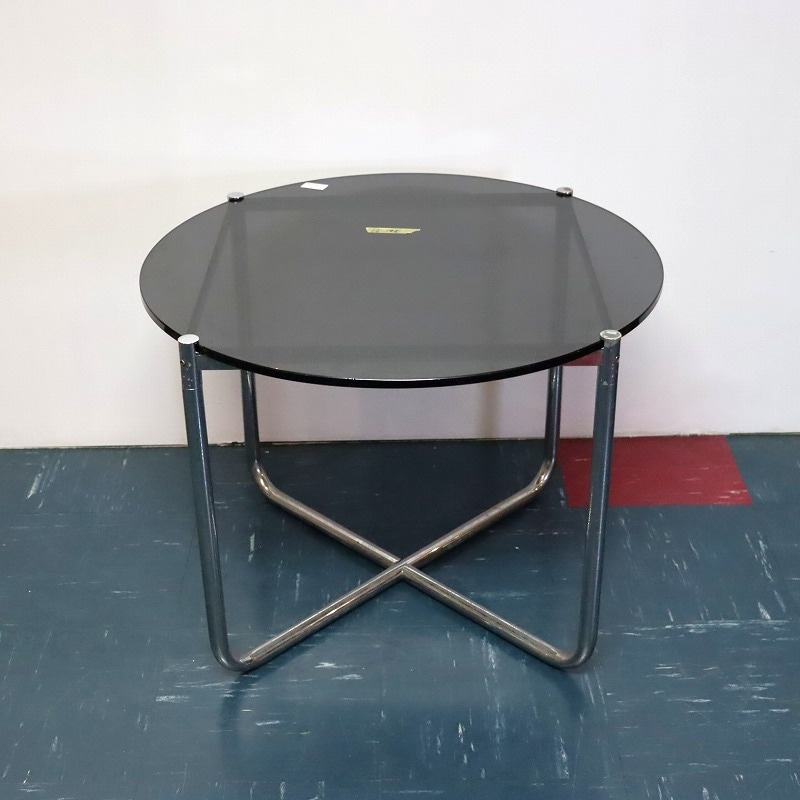 ガラスサイドテーブル