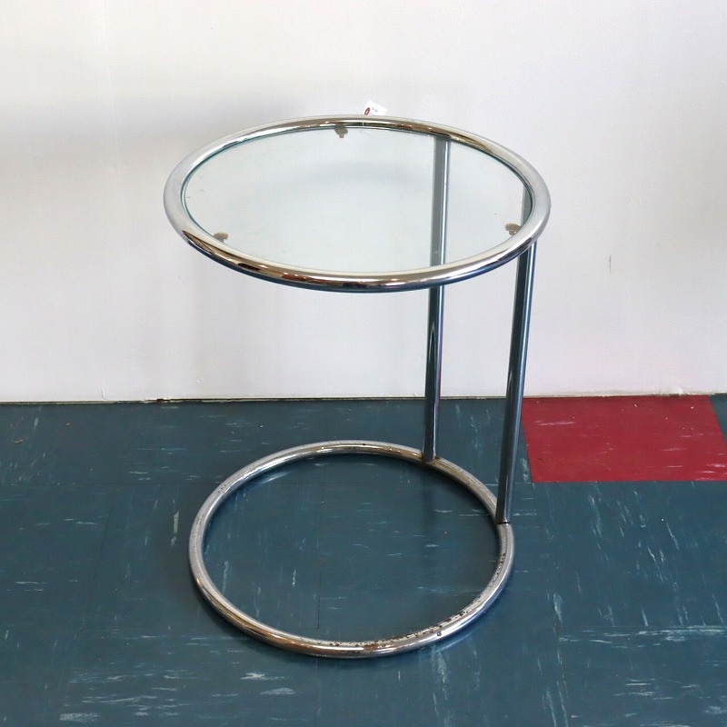 ガラスサイドテーブル