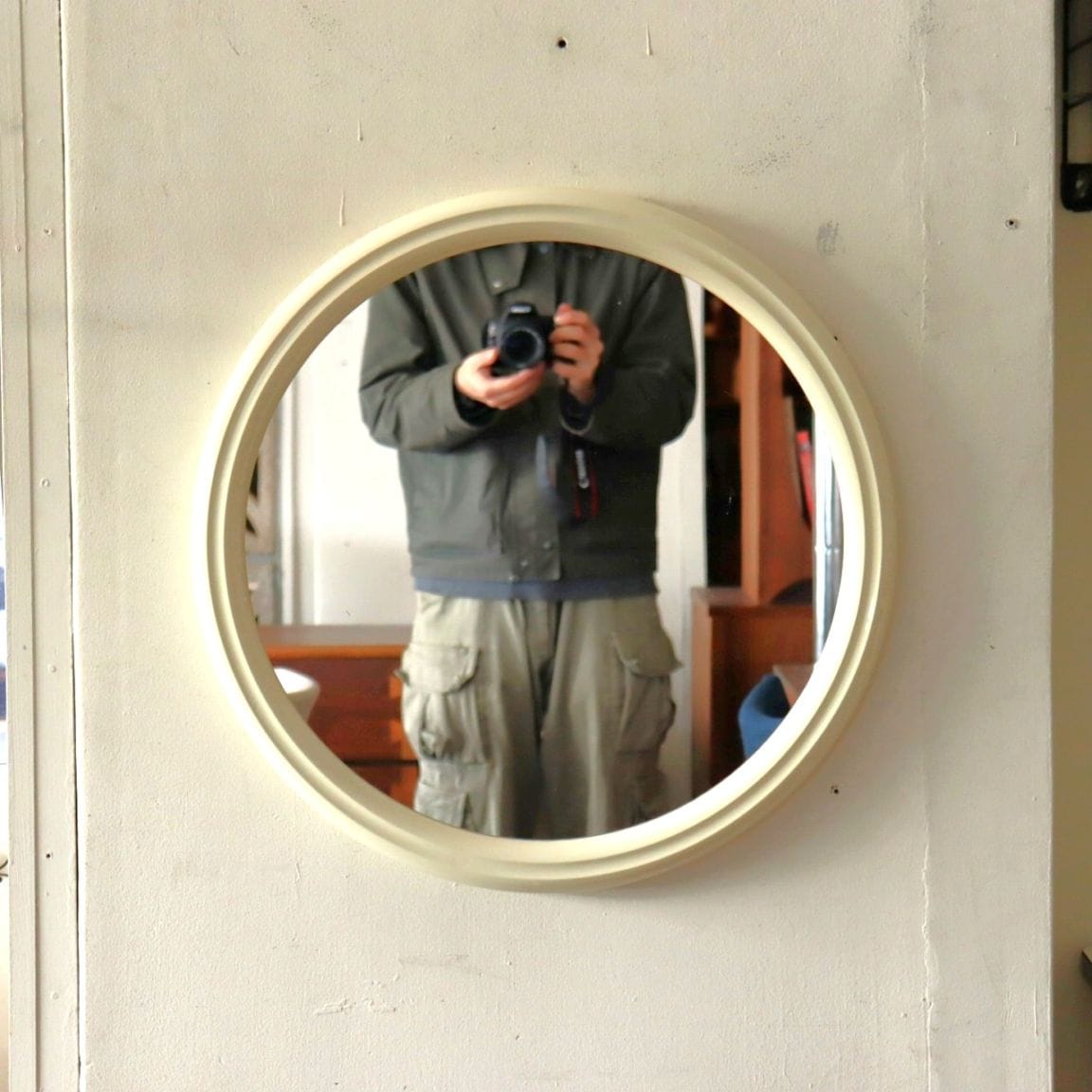 60sパブミラー　ミッドセンチュリー オシャレ空間を演出！】アメリカンスタイル ウッドパブミラー