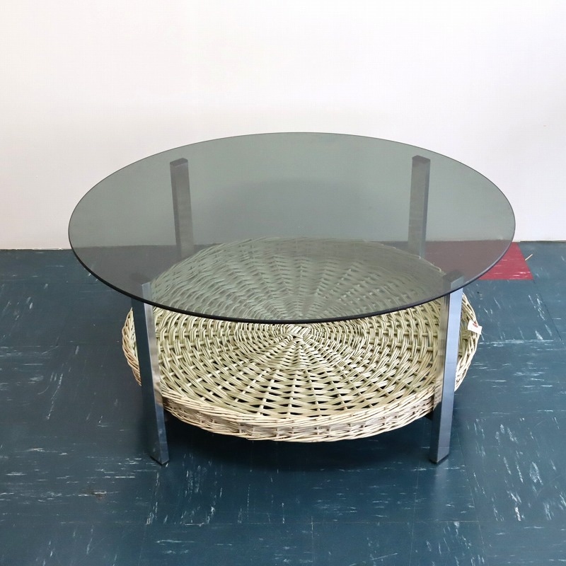 ガラスコーヒーテーブル