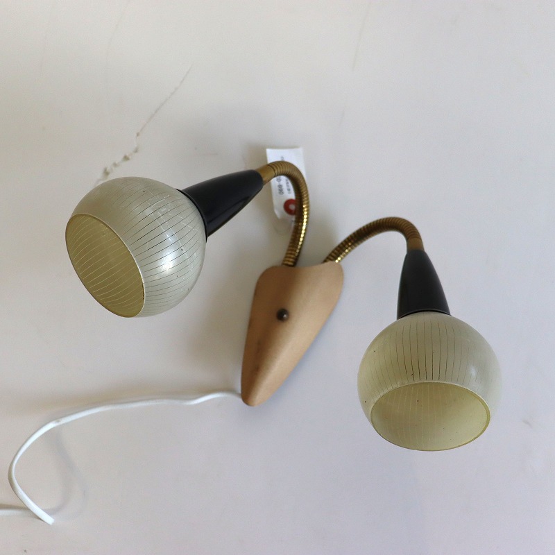 2灯ガラスブラケットランプ