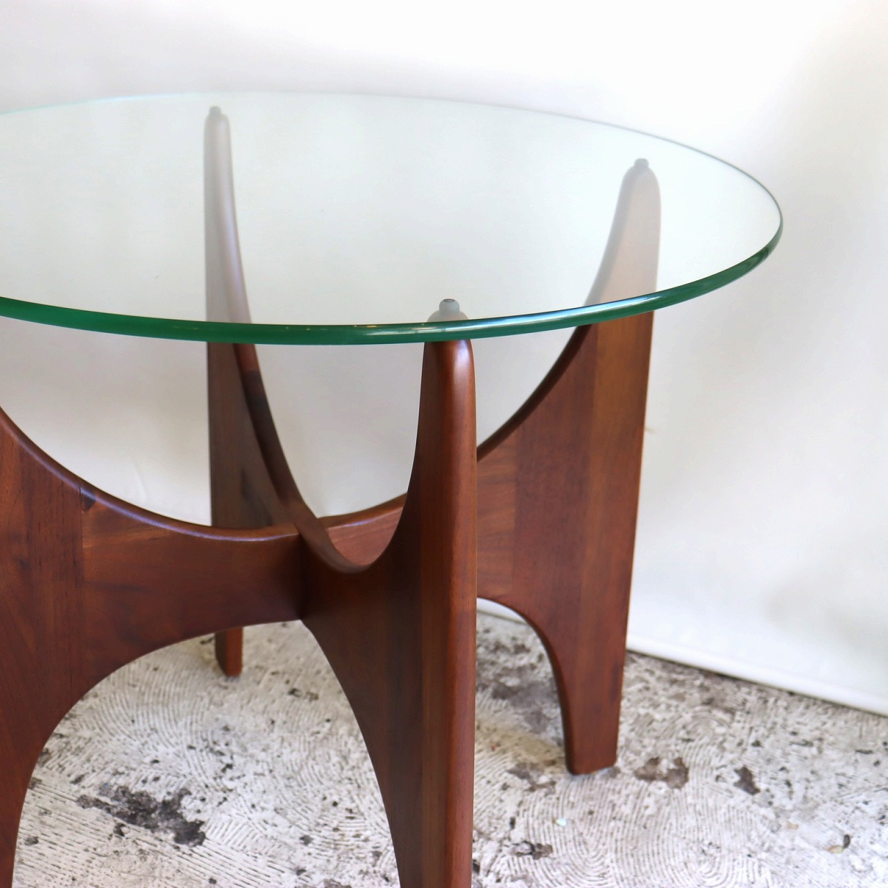 エイドリアン・ピアソール ガラストップサイドテーブル | サイド