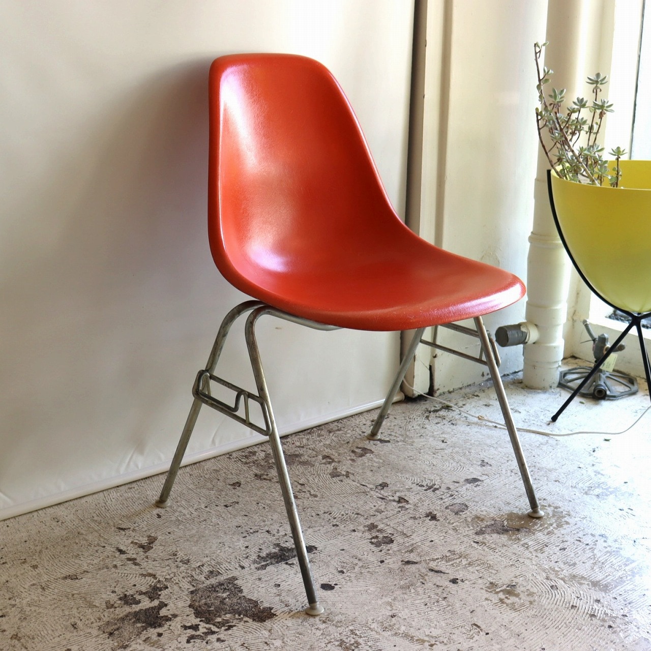 正規品 ハーマンミラー シェルサイドチェア スタッキングベース FRP製 ハーマンミラー Herman Miller サイドシェルチェア ホワイト
