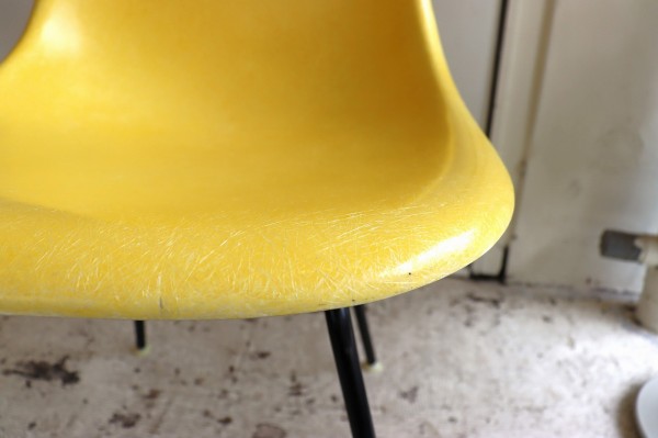 イームズシェルチェア　ビンテージ　イエロー ハーマンミラー ヴィンテージ シェルチェア イエロー チャールズ