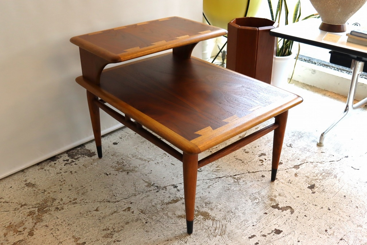 LANE ヴィンテージ ステップエンドテーブル ミッドセンチュリー LANE Step End Table レーン社製ステップエンドテーブル | サイド