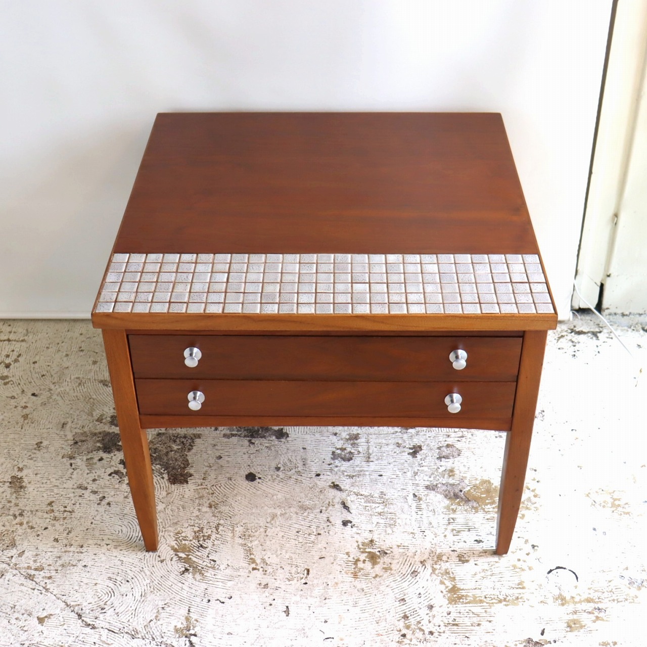 レーン社製タイルトップサイドテーブル | サイドテーブル | パーム