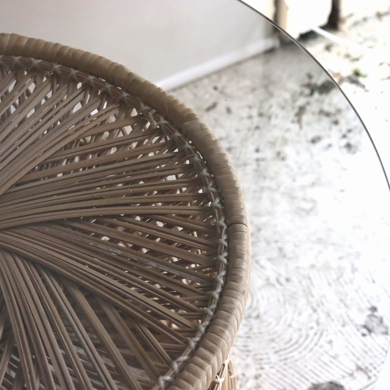 ガラストップサイドテーブル | サイドテーブル | パームスプリングス