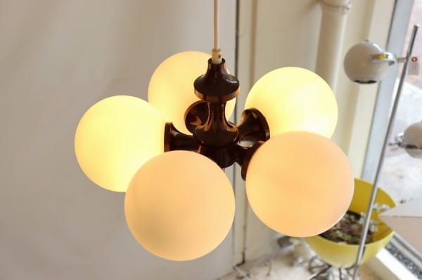 スペースエイジ5灯ペンダントランプ | シャンデリア | パーム