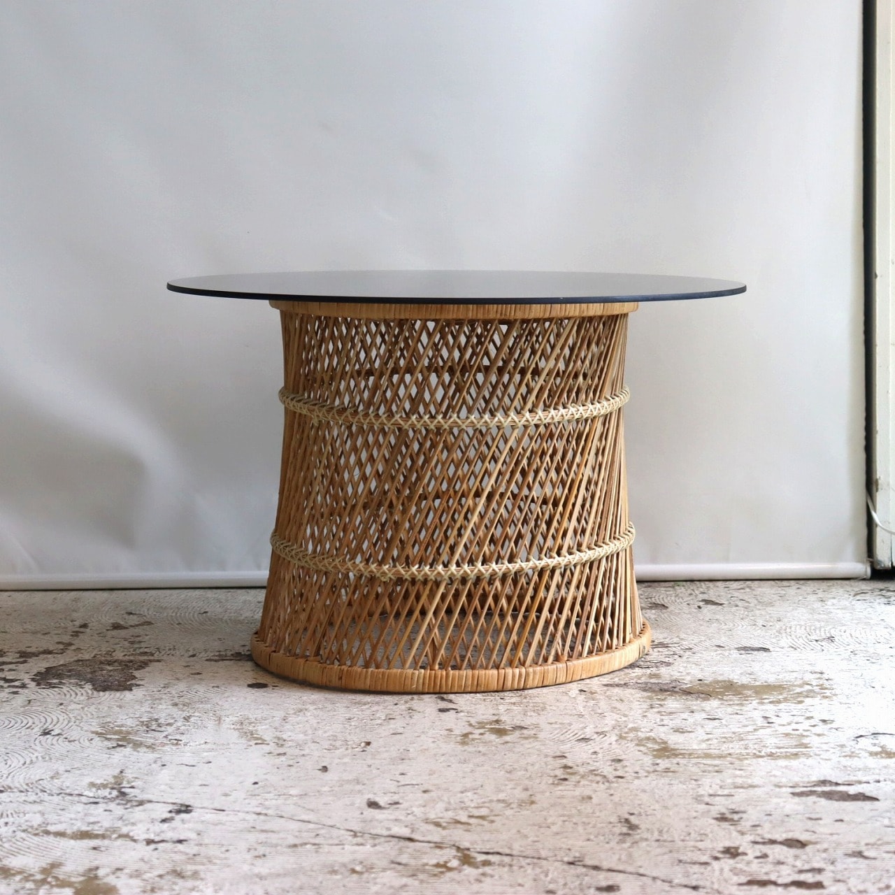 ガラストップサイドテーブル ガラストップサイドテーブル | サイドテーブル | パームスプリングス