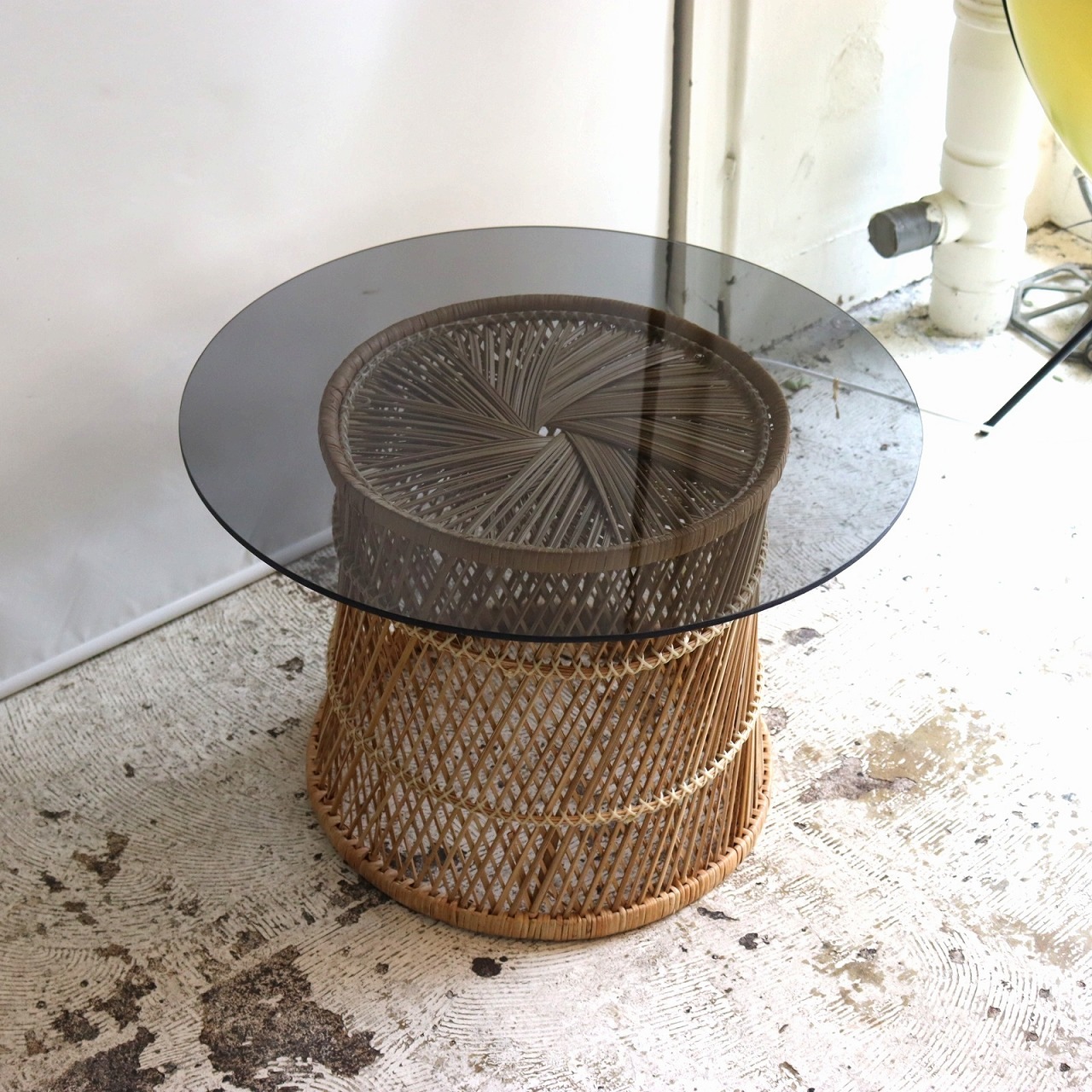 ガラストップサイドテーブル ガラストップサイドテーブル | サイドテーブル | パームスプリングス