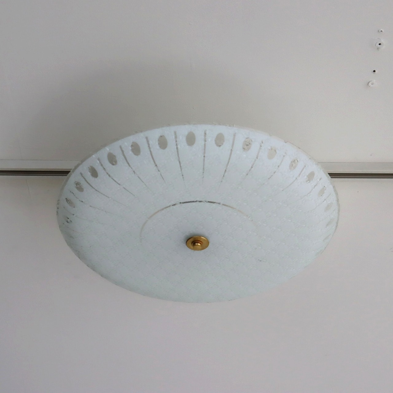 ヴィンテージ　シェル　シーリングランプ　ミッドセンチュリー ヴィンテージ シェル シーリングランプ ミッドセンチュリー