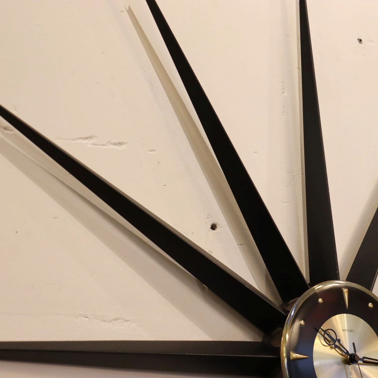 ビンテージ　スターバースト ウォールクロック　キャンドルホルダー 60's ビンテージ スターバースト ウォールクロック キャンドルホルダー 60's