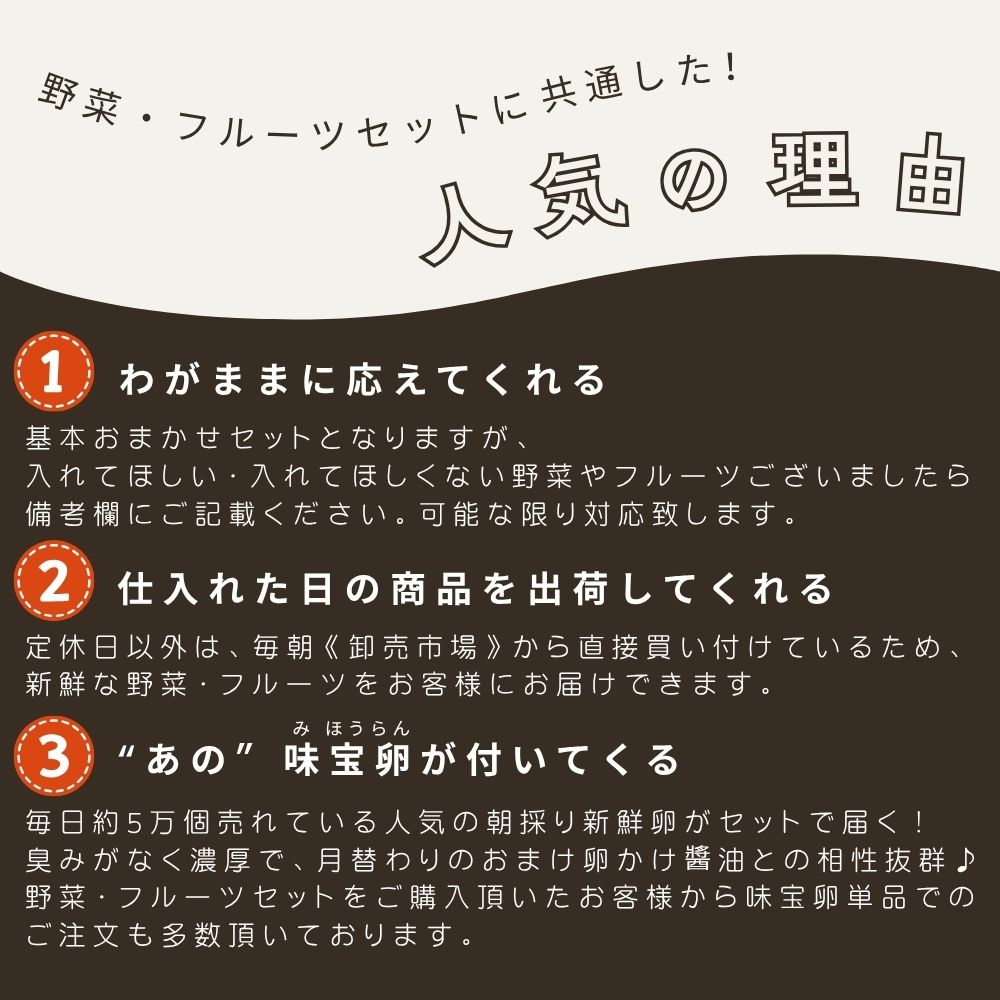 新鮮野菜セット 旬の野菜詰め合わせ！たまご10個入り＋月替わりのおまけ1品付き