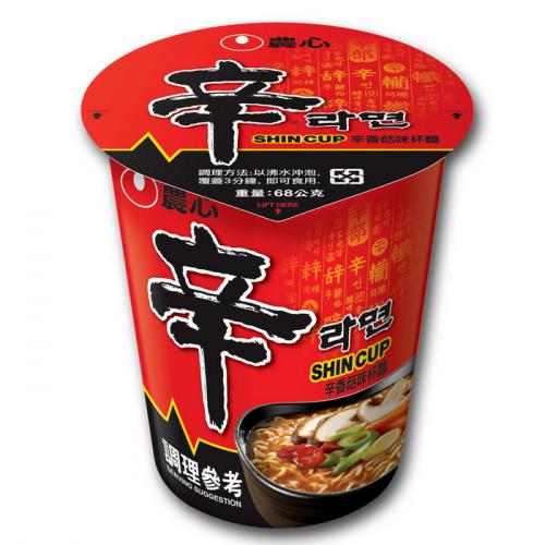 【農心】 辛ラーメン カップ (小) 68g / 24入