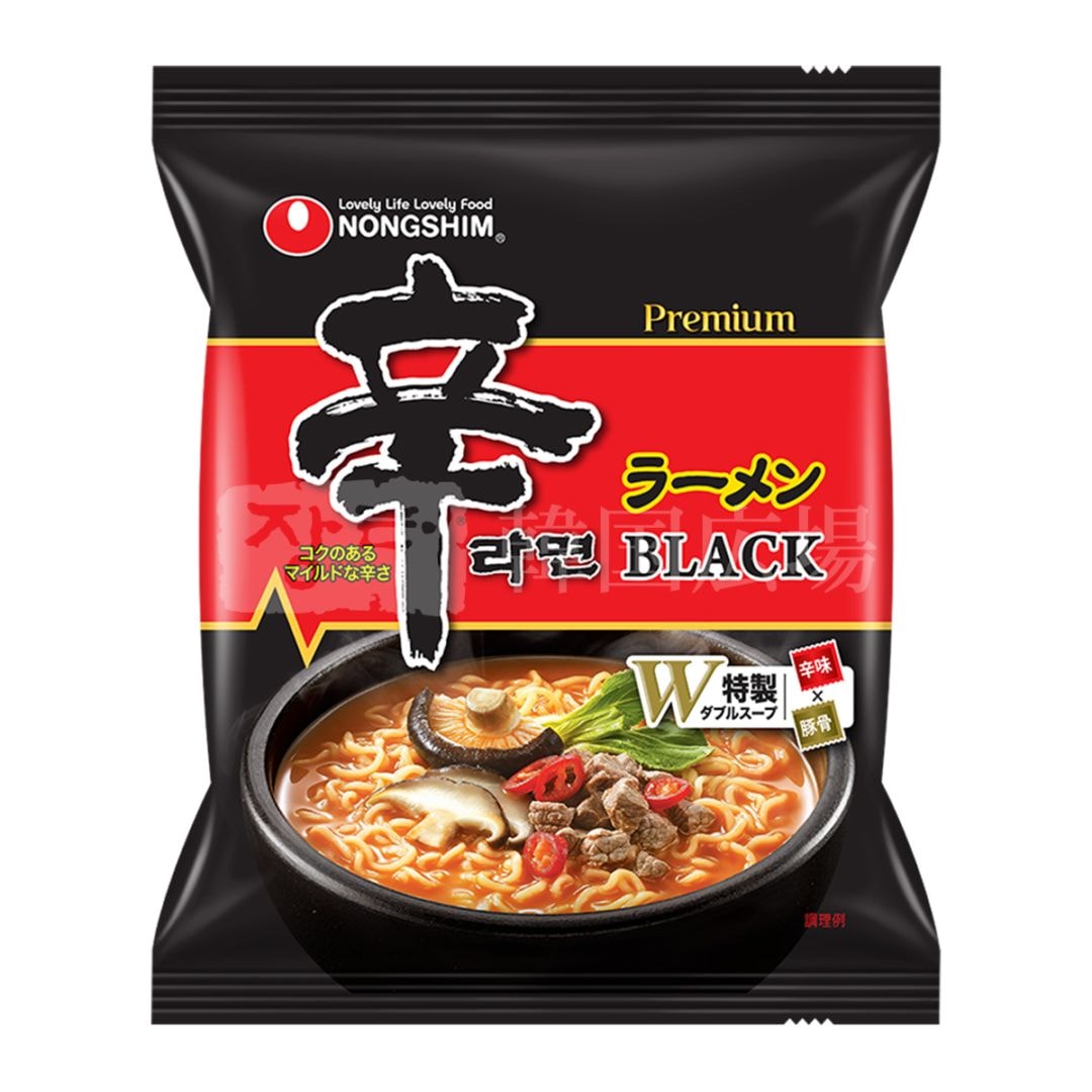 【農心】 辛ラーメンBLACK 130g / 36入