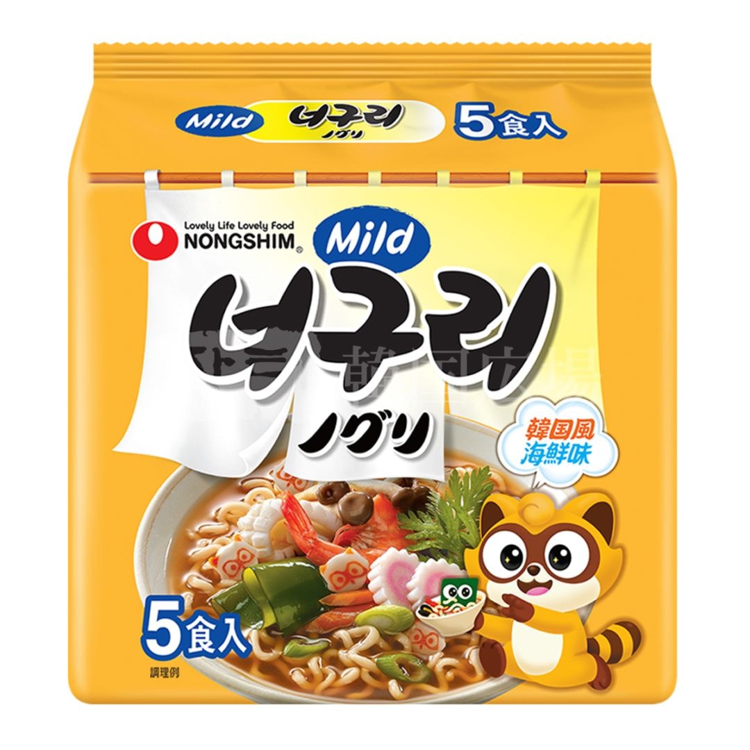 【農心】 ノグリラーメン マイルド (袋) 120g / 40入　【パッケージデザインリニューアル予定】