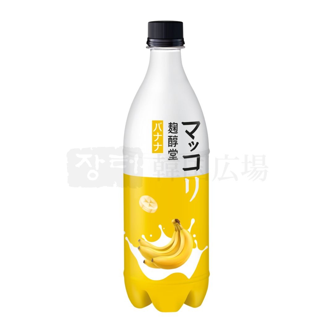 【麹醇堂】 米マッコリ バナナ味 750ml / 20入【パッケージデザインリニューアル予定】