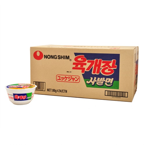 【農心】 ユッケジャン (カップ) 86g / 24入