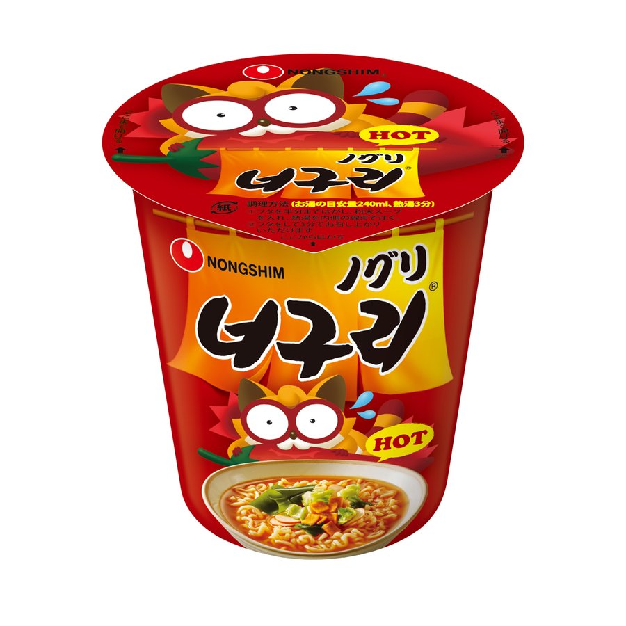 【農心】ノグリラーメン (カップ/小) 62g / 24入
