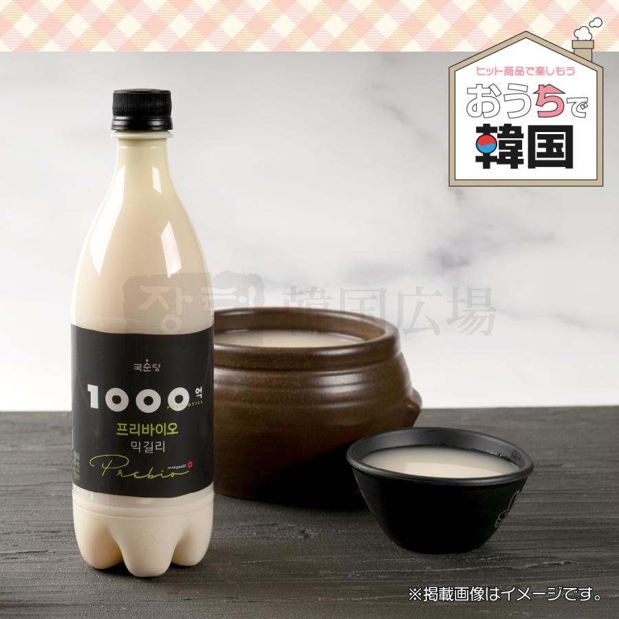 【麹醇堂】 1000億プリバイオマッコリ 750ml/12入　※2026.11.02出荷分より、値上げ予定＠829、9,948円※