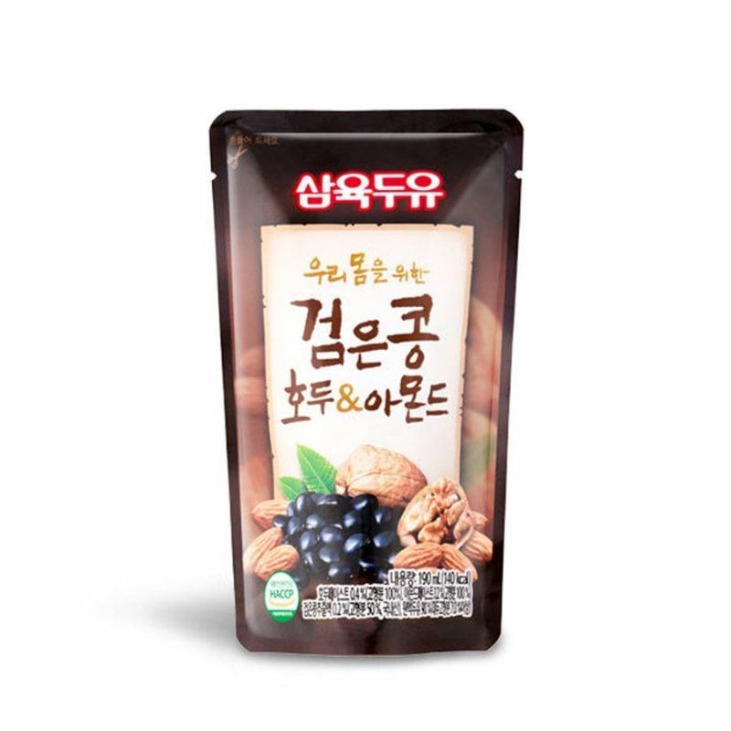 【三育】 黒豆くるみアーモンド豆乳 190ml / 60入