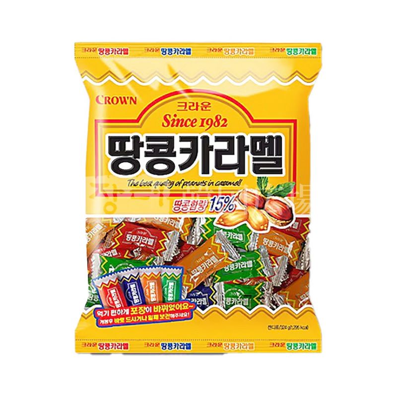 【クラウン】ピーナッツキャラメル　120ｇ / 20入