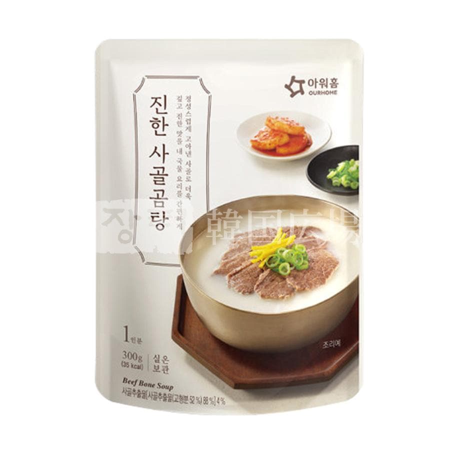 【先注文/入荷次第発送】【OURHOME】 牛骨コムタン 300g / 12入