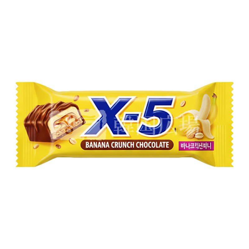 【SAMJIN】　Ｘ－５　バナナクランチバーミニ１８g / 228入