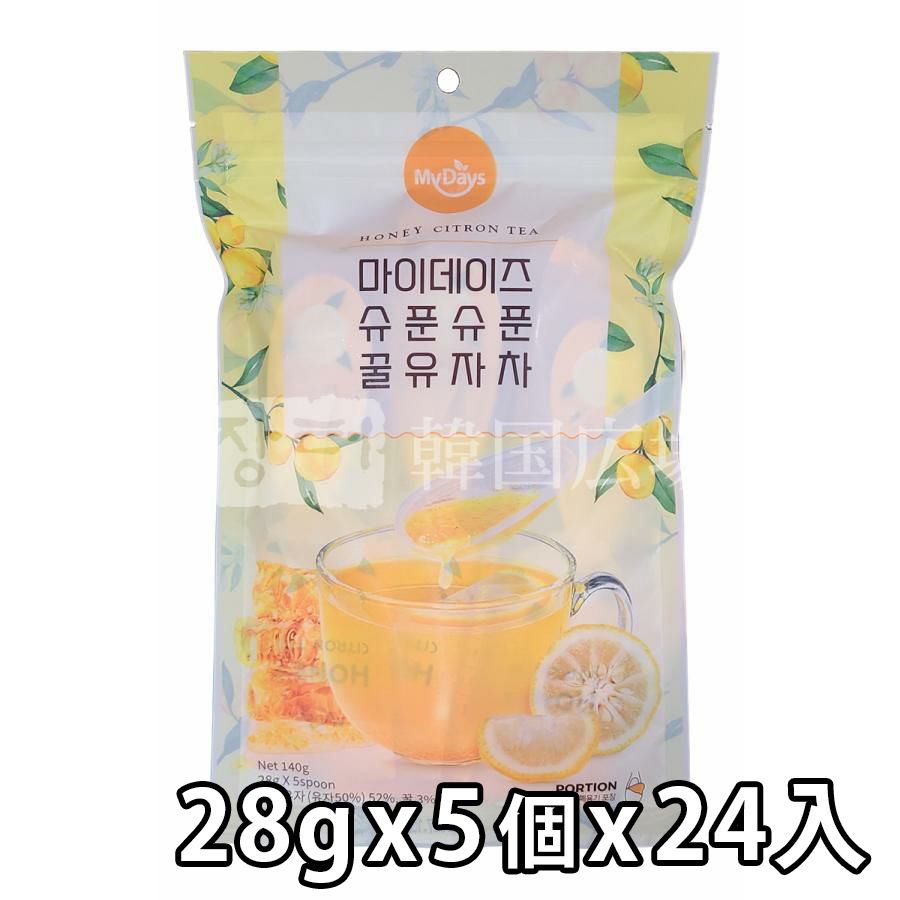 【MYDAYS】スプーン柚子茶 40g(28gX5個入) / 24入